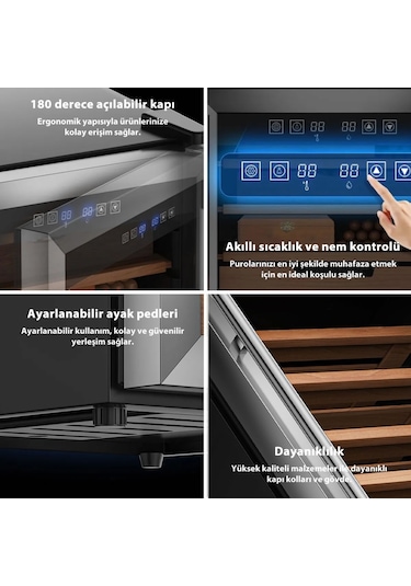 Berfmann Bfc574-sg Humidor 574 Puro Kapasiteli Elektronik Puro Dolabı