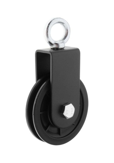 Strade Store Alüminyum Alaşım Rulman Fitness Kasnak Tekerlek Kablosu Gym Ekipmanları Siyah Siyah 155912 Siyah