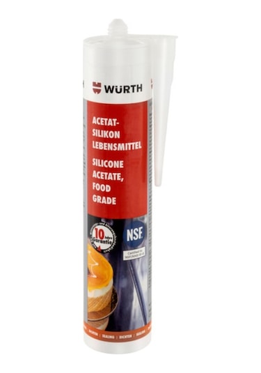 Würth NsSFOnaylı Gıdaya Uygun Silikon Asetat Altın 310 ML