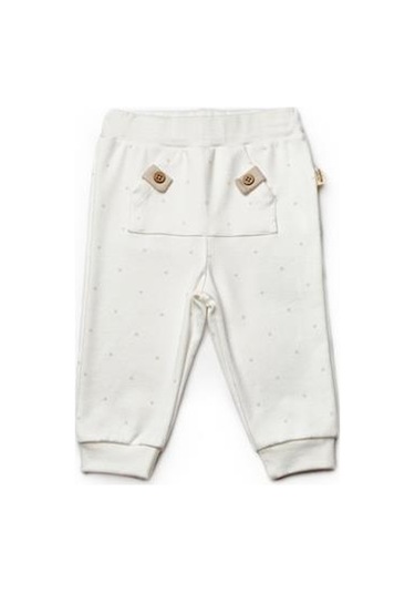 Bebek 2'li Pantolon %100 Organik Pamuk, Bebek-yenidoğan Serisi - Csy8105 Ekru