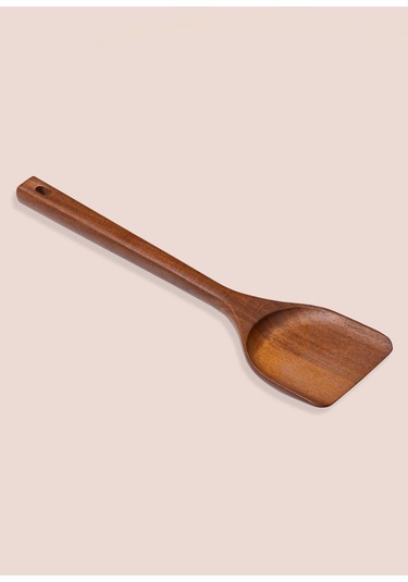 The Mia Natura Akasya Spatula 34x9 Cm Kahverengi