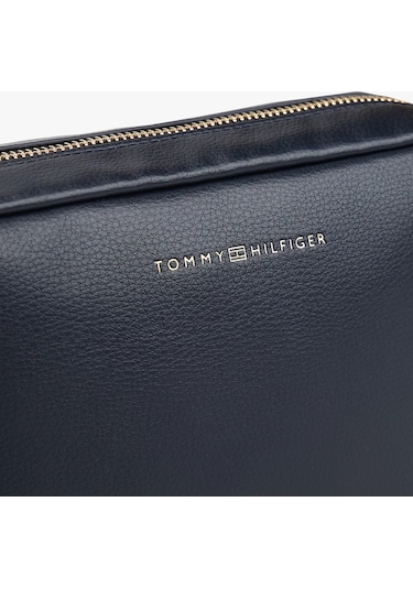 Tommy Hilfiger Th Logo Şeritli Kamera Kadın Çanta Aw0aw17689dw6 Lacivert