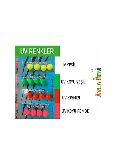 Safir Düz Uv Ve Glow Jig Head