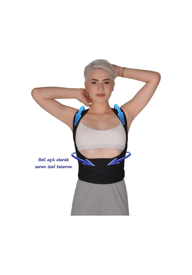 Kamburluk Önleyici Dik Duruş Korsesi Balenli Unisex Sırt Omuz Bel Destekli Korse 2022 New Desıgn