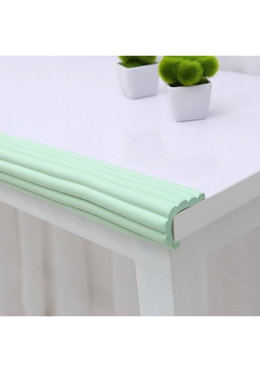 Yaleker Bebek Güvenlik Bariyeri - Mobilya Köşe Koruyucu Yumuşak Sünger Şerit 2 Metre Çok Renkli