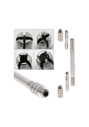 Çift Başlı El Matkabı 6 Adet Hss Matkap Ucu Seti Pim Mengenesi