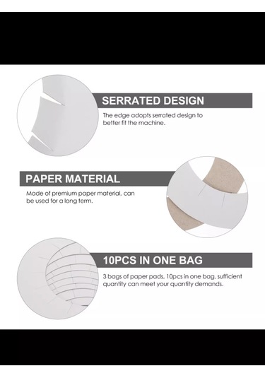 İtalwax Mum Eritici Koruma Kağıt Halkaları 20 Adet 225432578