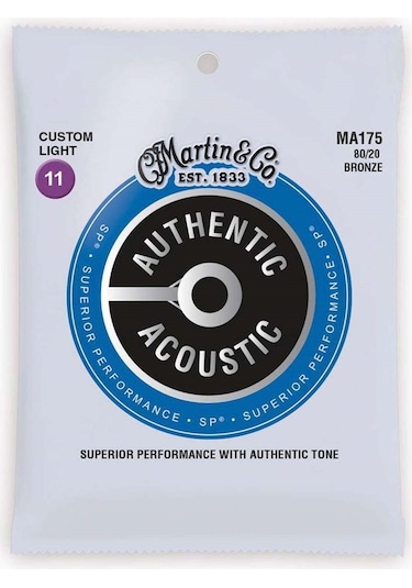 Martin 41Y18Ma175 11-52 - Custom Light Akustik Gitar Teli