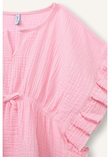 Defacto Müslin Fırfırlı Kaftan Kız Bebek H1818a526hspn253