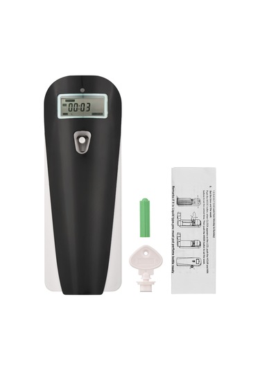 Gajeena Duvar Montajlı Akıllı Kokusu Dağıtıcı - Lcd Ekranlı, 415ml Büyük Kapasite, Otomatik Kokulama, Sterilizasyon Ve Koku Giderici, Pil İle Çalışır Pil Dahil Değil , Siyah Siyah