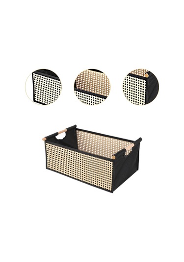 Suntek El Dokuma Depolama Sepeti Sağlam Çok 34,5cmx21cmx14cm