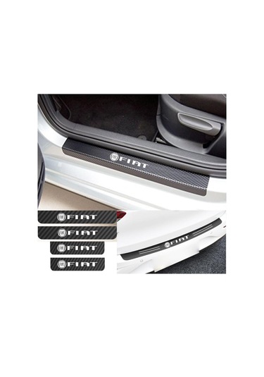 Fiat Bravo Bağaj Ve Kapı Eşiği Karbon Sticker (Set)