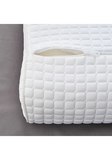 Ergonomik Yastık 33x50 Cm Yan/sırt Üstü Uyuyanlar İçin Beyaz Yastık-adet Beyaz