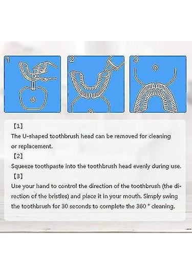 Elektrikli Ultrasonik Diş Fırçası Otomatik 360 Ultrasonik Elektrikli Diş Fırçası Soğuk Diş Beyazlatma Ins