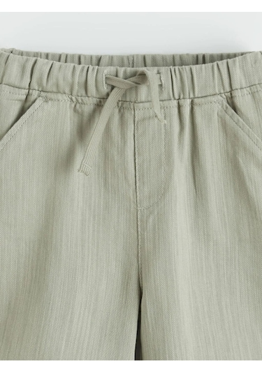 Lc Waikiki Yeşil Erkek Çocuk Gabardin Şort