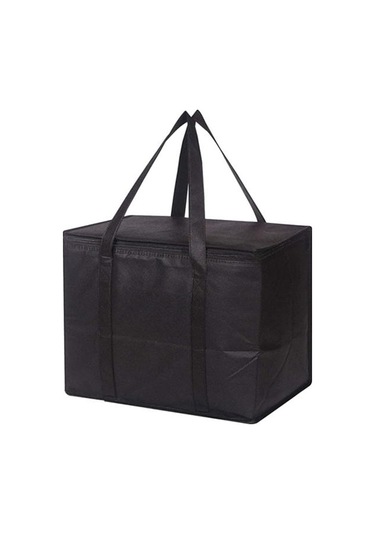 Taşınabilir Termal Yalıtımlı Öğle Yemeği Çantası Katlanır Piknik Çantası Tote Soğutucu Buz Paketi 43cm Çok Renkli