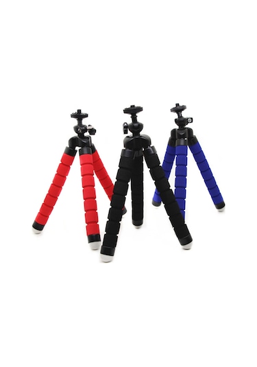 Cep Telefonu Tripod Mini Esnek Sünger Ahtapot Şekilli Tripod Akıllı Telefon Kamera Bükülebilir Tripod Diğer