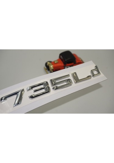 Bmw 735Ld Bagaj Krom Metal 3M 3D Yazı Logo