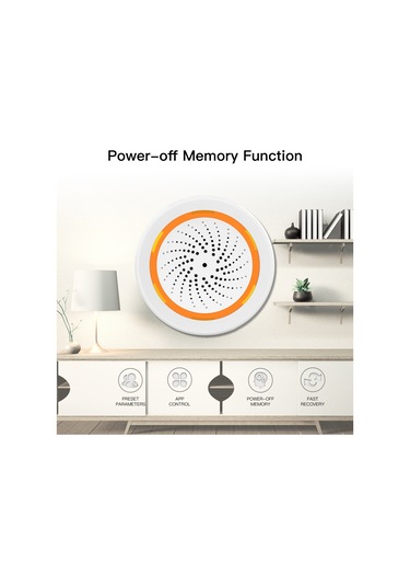 Konesam Akıllı Wifi Alarm Siren - 90db Sesli Ve Flaşlı, Uzaktan Kontrol, Ev Güvenliği İçin