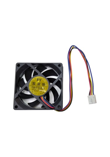 7 Cm 12v 4 Pinli Fan 7cmx7cmx1.5cm 12v 7cm Fan