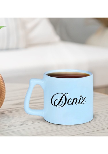 Bk Gift Kişiye Özel İsimli Pastel Mavi Middle Kupa Bardak-27, Arkadaşa Hediye, Ev Hediyesi, Doğum Günü Hediyesi, Ofis Hediyesi Kobitmeyencom30036 Bk G