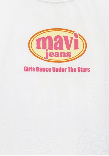 Mavi - Baskılı Ekru Tişört 7610391-70057 Ekru