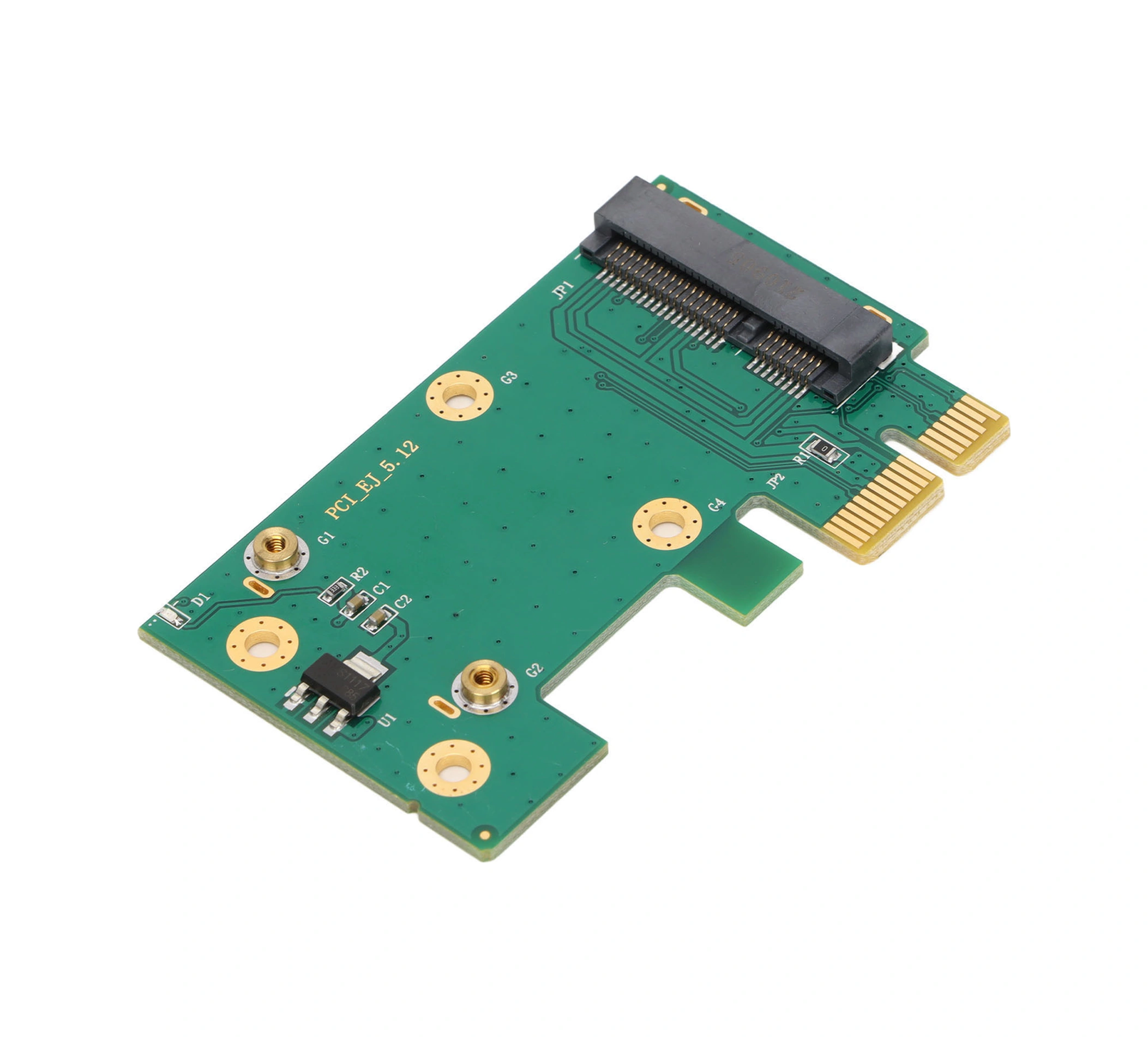 Xiyyadms Masaüstü Bilgisayar İçin Mini Pcı-e'den Pcı-e'ye Dönüştürücü, Antenli, Tak Ve Kullanın, Dayanıklı Pcb Malzeme, Kablosuz Kart Bağlantı Adaptörü