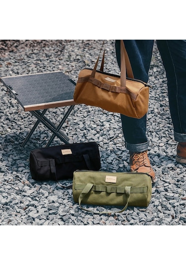 Sundick-açık Kamp Çadır Peg Zemin Çivi Saklama Çantası Çadır,siyah