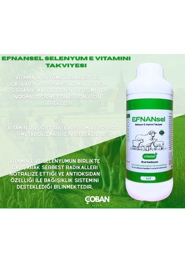 Efnan-sel Selenyum A-d-e Vitamini Takviyesi 1l