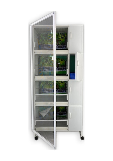 İstanbul Kafes Model 1y Pvc Kuş Dolabı