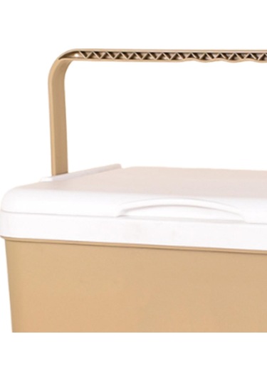 Suntek Yalıtımlı Soğutucu Kutu Dayanıklılık Taşınabilir Açık Kahverengi