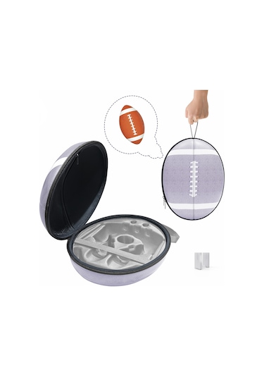 Jys Jys-mq008 Meta Quest 3 Vr Gözlük Darbeye Dayanıklı Taşıma Çantası Taşınabilir Sert Kabuk Çanta Çanta - Logo / Gri