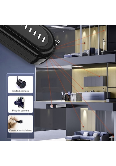 Geeroyoo Gizli Kamera Dedektörü, Gps Takip Bulucu, 6 Seviye Hassasiyetli Dinleme Cihazı Dedektörü