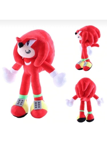 Pelüş Sonik 43 Cm Büyük Boy Sonic Figür Knuckles Shadow Kirpi Pel