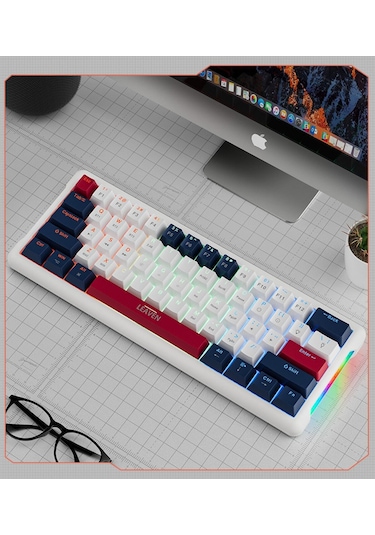 K610 Kablolu Kırmızı Switch Mekanik Oyuncu Klavyesi-61 Tuş Rgb-hot Swap