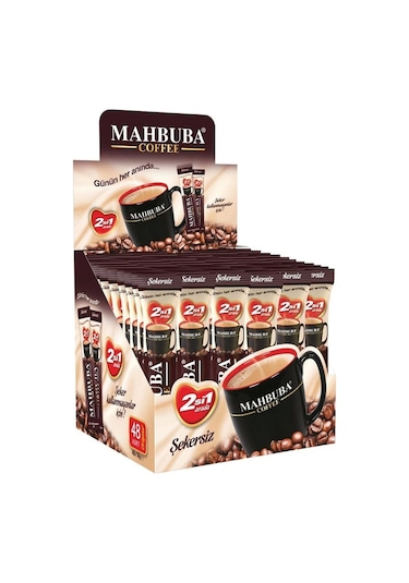 Mahbuba 2si1 Arada Şekersiz Hazır Kahve 48x10gr Hazır