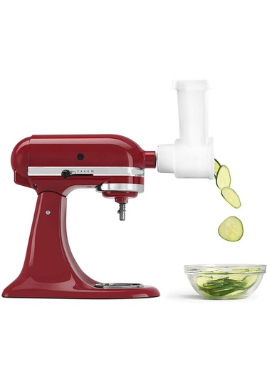 Suntek Kitchenaid Için Beyaz Taze Hazırlık Parçalayıcı Aparatı Dilimleyici Diğer