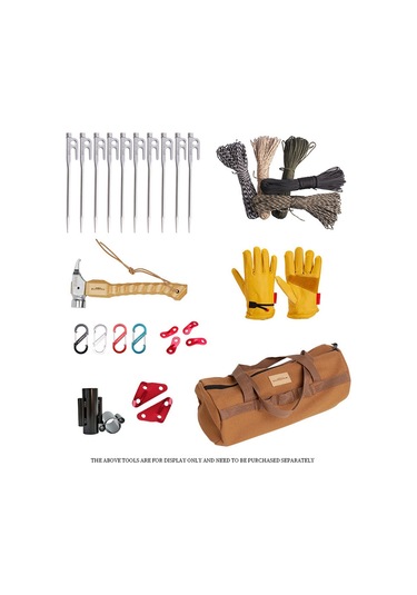 Sundick-açık Kamp Çadır Peg Zemin Çivi Saklama Çantası Çadır,siyah