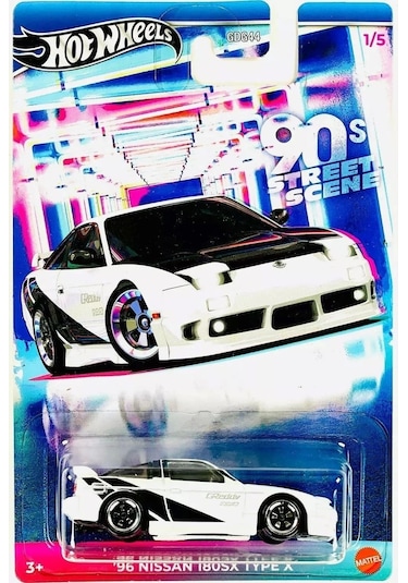 Hot Wheels 90's Street Scene 96 Nıssan 180sx Type X Jcb57