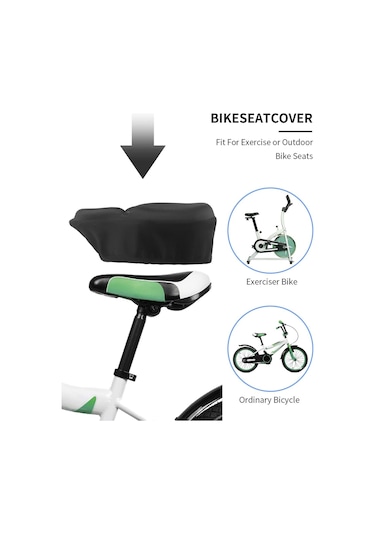 Büyük Jel Bisiklet Koltuk Örtüsü, Erkekler İçin Ekstra Yumuşak Yastık, Kapalı Dış Mekan Bisikletine Uyuyor Acid Yeşili