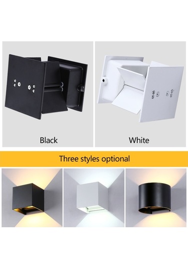 6w Hafif Şekli Ayarlanabilir Alüminyum Kabuk Kobu Led Duvar Işığı Diğer Diğer