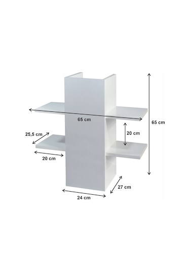 Lavabo Altı Dolap, Banyo Dolabı, Banyo Düzenleyici Raflar, Beyaz, Asudehome Beyaz