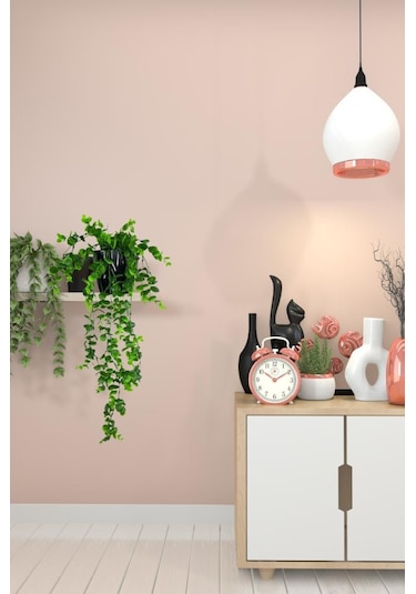 Yapay Çiçek Saksıda Sarkan Şimşir Okaliptus Yapay Sarmaşık 56cm Siyah Saksıda