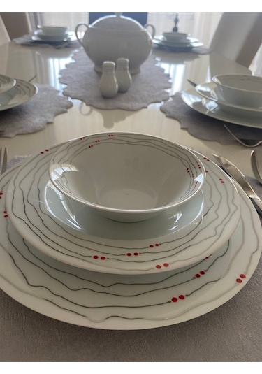 Modern Kesim Amerikan Servis Ve Runner 12 Adet