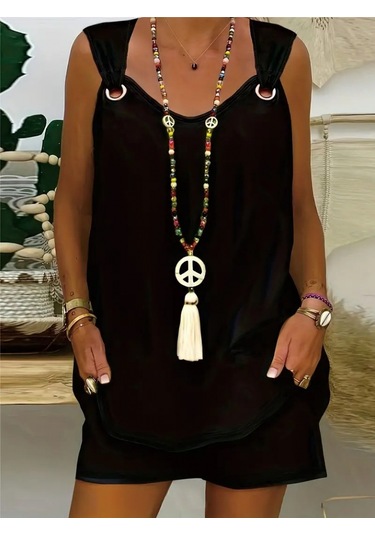 Modasize Kadın Kolsuz V Yaka Kuş Gözü Detay Bluz Short Aerobin Ikili Takım Siyah