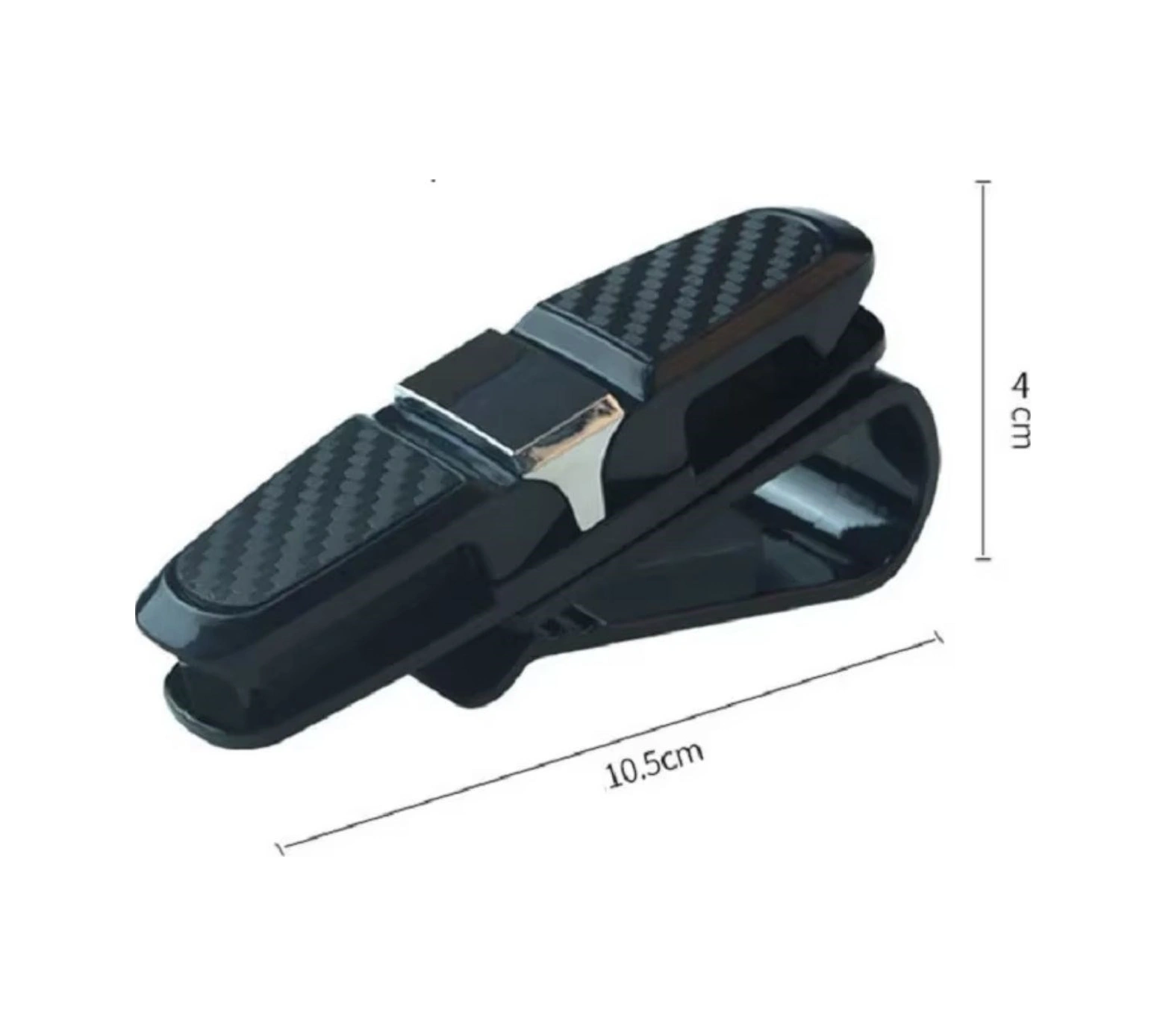 Sıladanal Araç İçi Güneşliğe Takılan 2'li Gözlük,kart,para Takmalık Aparat Siyah