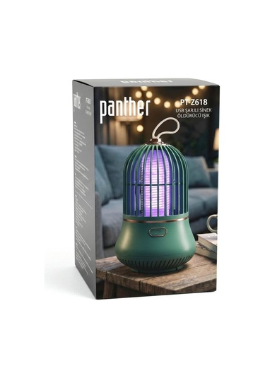 Panther Pt-z618 Usb Şarjlı Sinek Öldürücü Işık