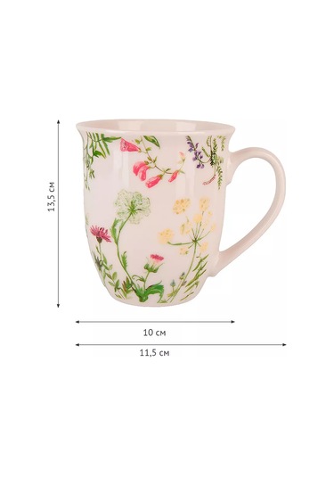 Nouvelle 2'li Bardak Seti "floristry", 500 Ml 249708486 Beyaz