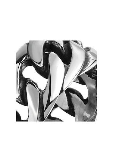 Şık Parmak Yüzük Pürüzsüz Serin Rahat Us 13 Gümüş