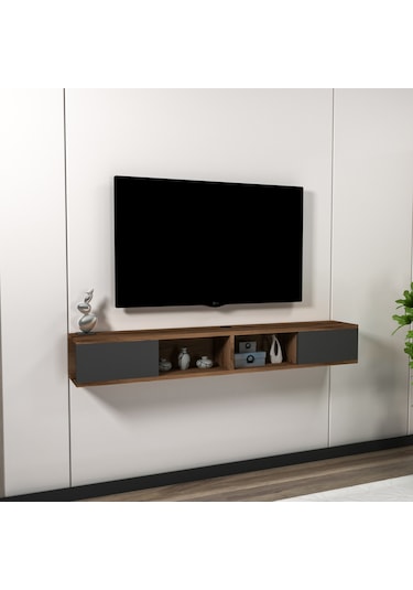 Arnetti Duvara Monte Mayer Televizyon Sehpası, Lidya Antrasit